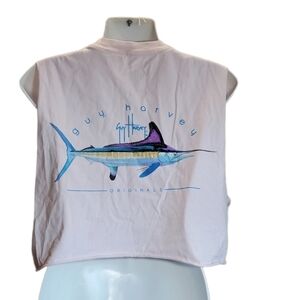 Guy Harvey pink crop M
